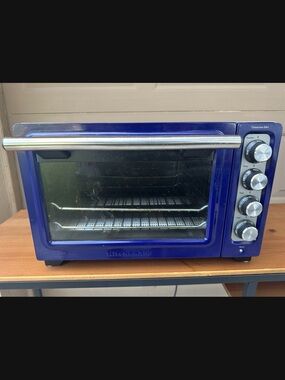 KitchenAid Blue Countertop Toaster Oven large